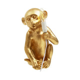 Balti Gold Finish Monkey Lamp