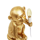 Balti Gold Finish Monkey Lamp