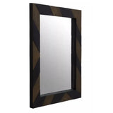 Alin Black and Gold Wall Mirror
