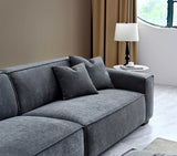 Aluxo Dakota Sofa Range in Charcoal Boucle