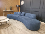 **PROMO** Miami Curved Cinema Boucle Sofa