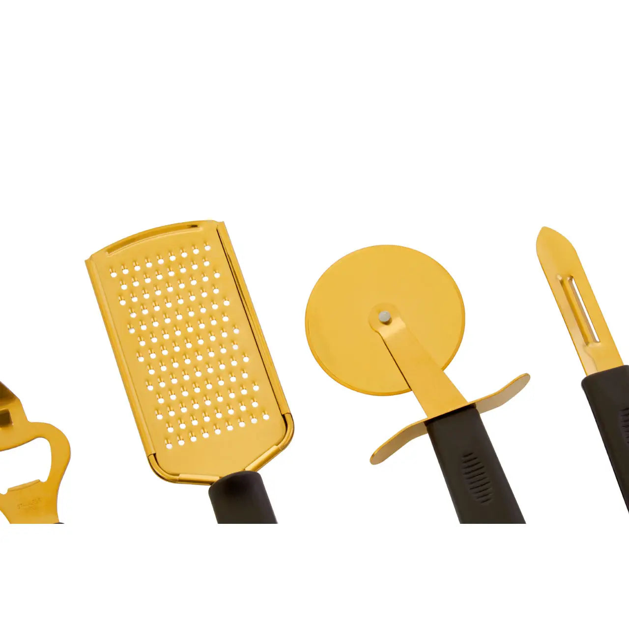 Zong Five Piece Gold Kitchen Gadget Set