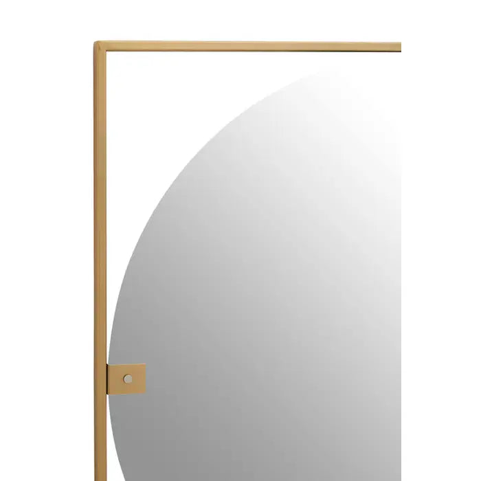Malta Gold Square Wall Mirror