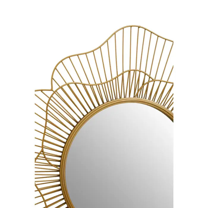 Medina Gold Flower Wall Mirror