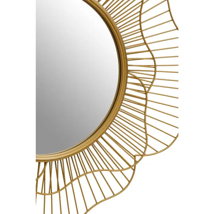 Medina Gold Flower Wall Mirror