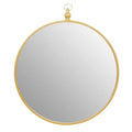 Altas Gold Mirror With Circular Hook