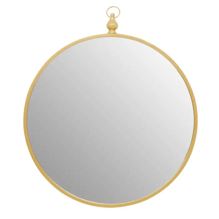Altas Gold Mirror With Circular Hook