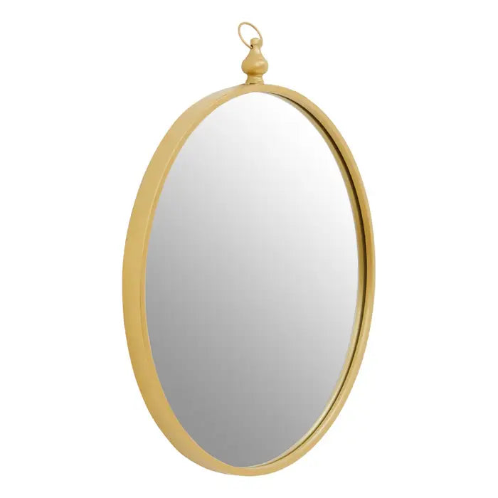 Altas Gold Mirror With Circular Hook