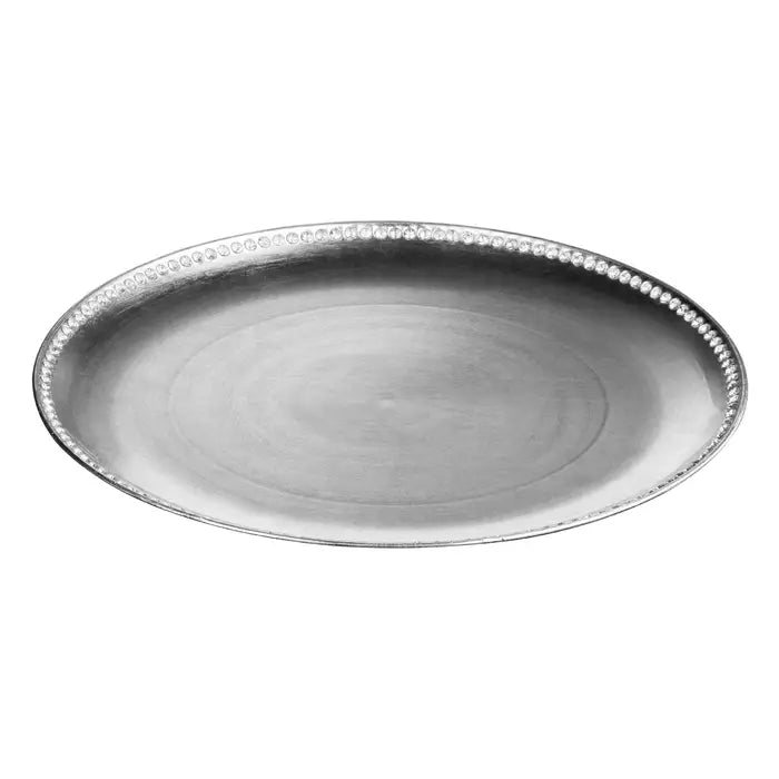 Raise Silver Decorative Charger