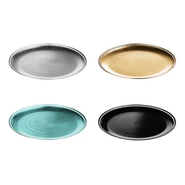 Raise Silver Decorative Charger