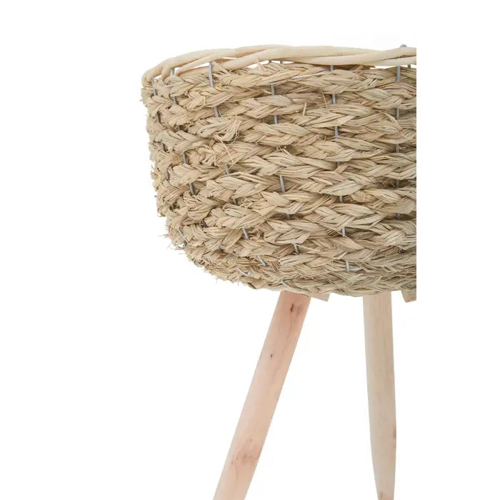 Linton Set Of Two Natural Planters