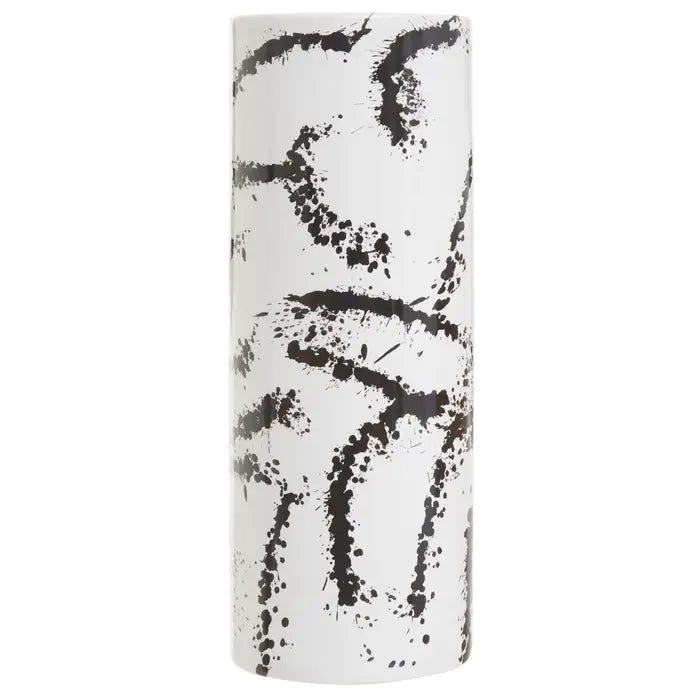 Sinchell Large Black And White Ceramic Vase