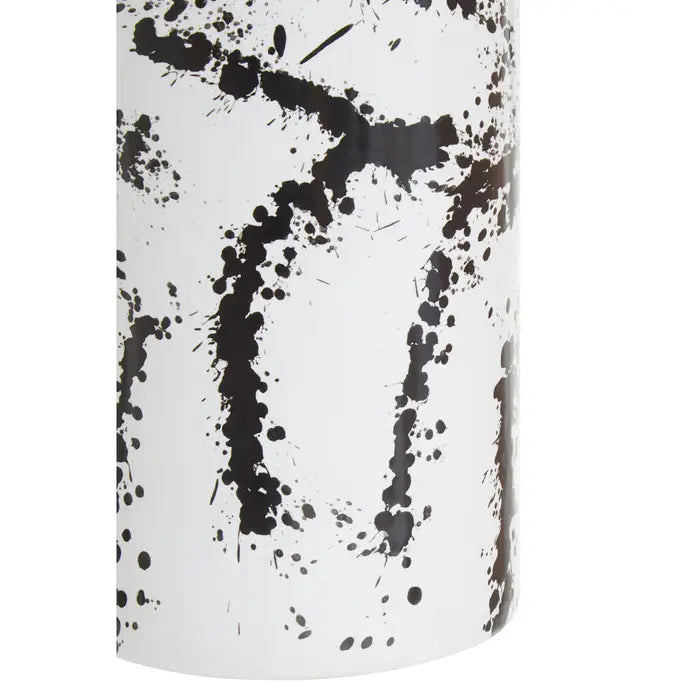 Sinchell Large Black And White Ceramic Vase