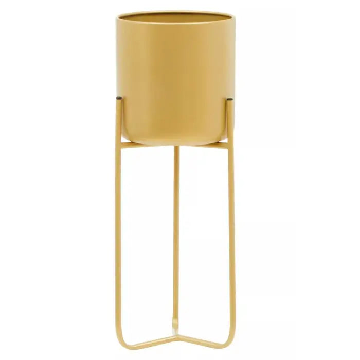 Avian Large Gold Finish Floor Planter