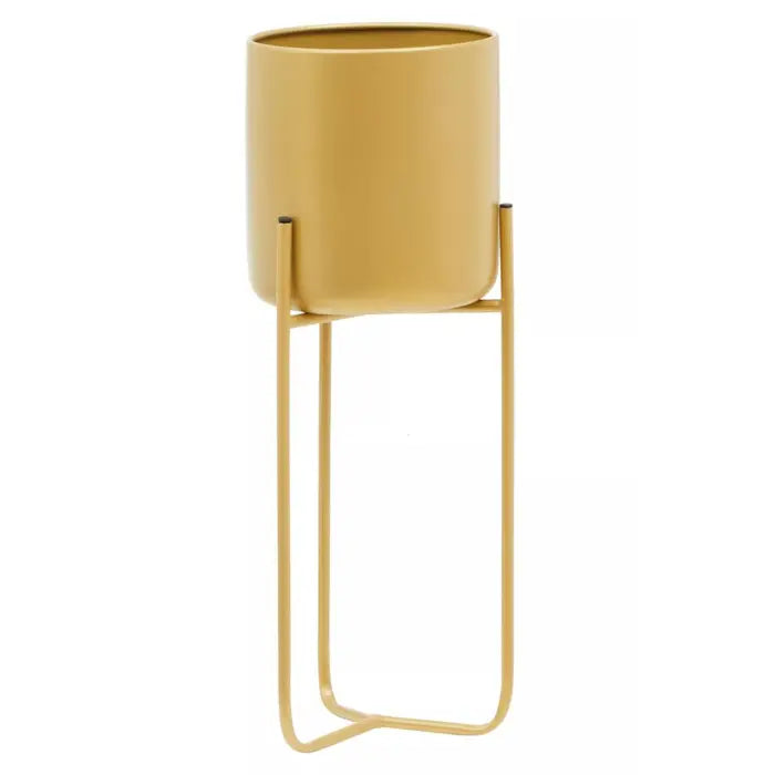 Avian Large Gold Finish Floor Planter