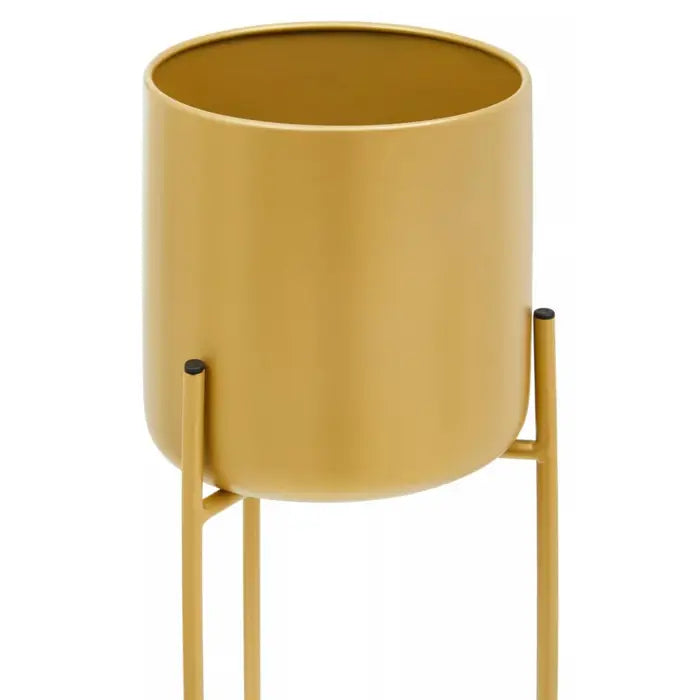 Avian Large Gold Finish Floor Planter
