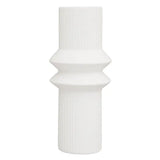 Fabia White Dolomite Vase