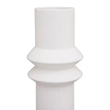Fabia White Dolomite Vase