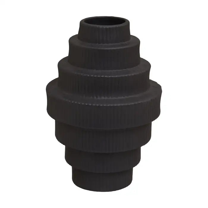 Fulda Black Large Vase