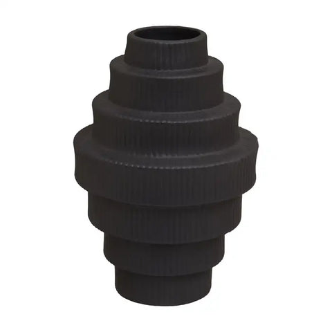 Fabia Black Large Vase