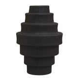 Fabia Black Large Vase