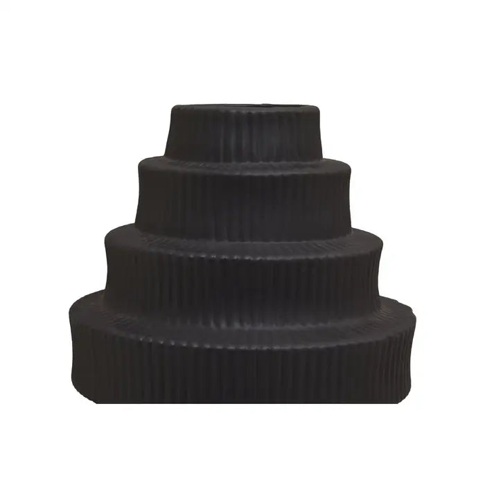 Fulda Black Large Vase