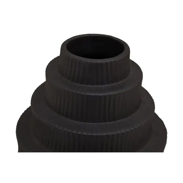 Fulda Black Large Vase