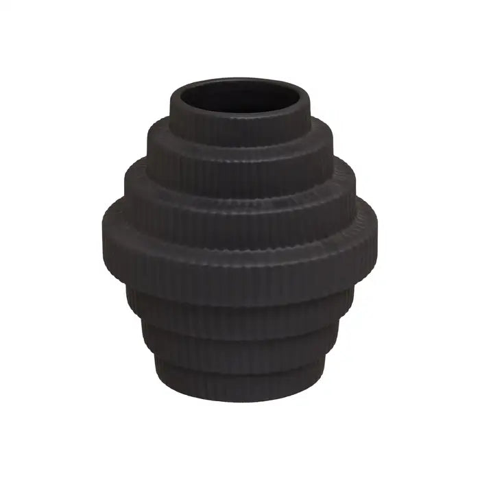 Fulda Black Small Vase