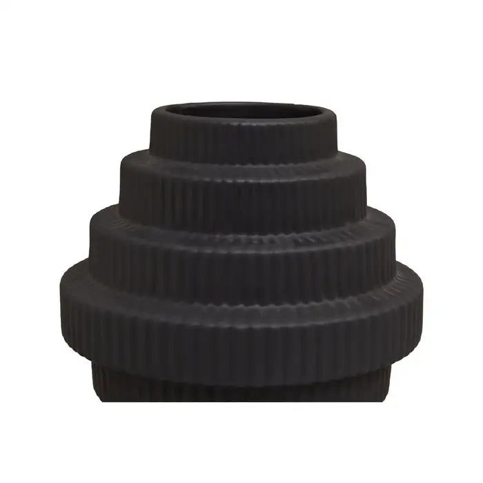 Fulda Black Small Vase