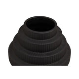 Fabia Black Small Vase