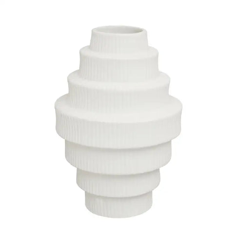 Fabia White Large Vase