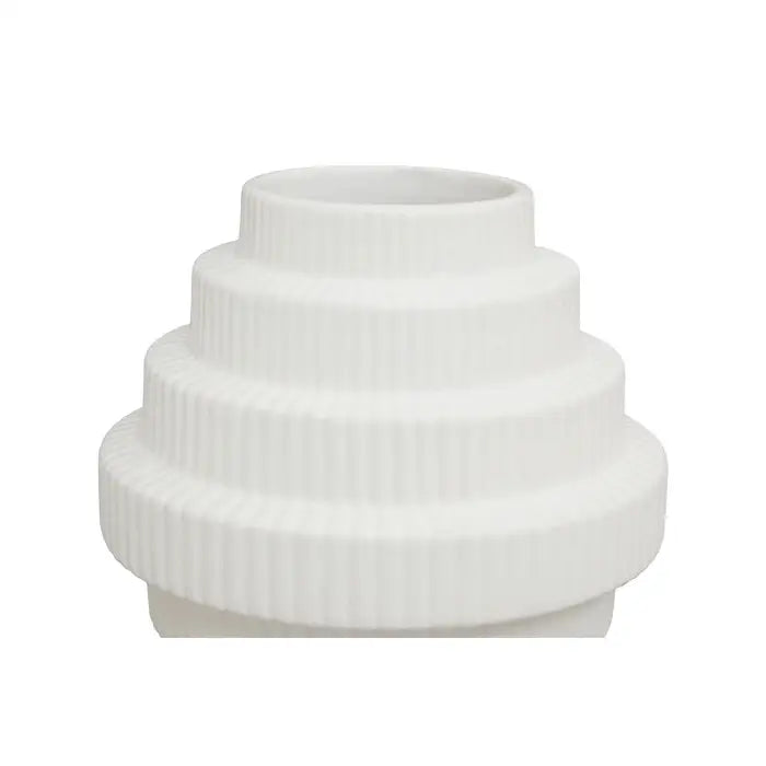 Fulda White Small Vase