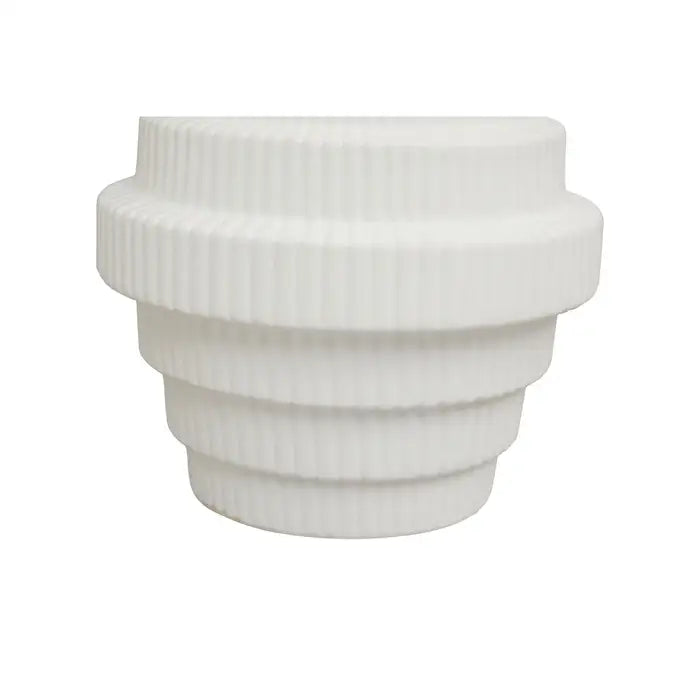 Fulda White Small Vase