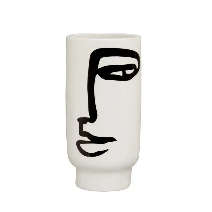 Visca Black And White Small Vase