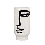 Viso Black And White Small Vase