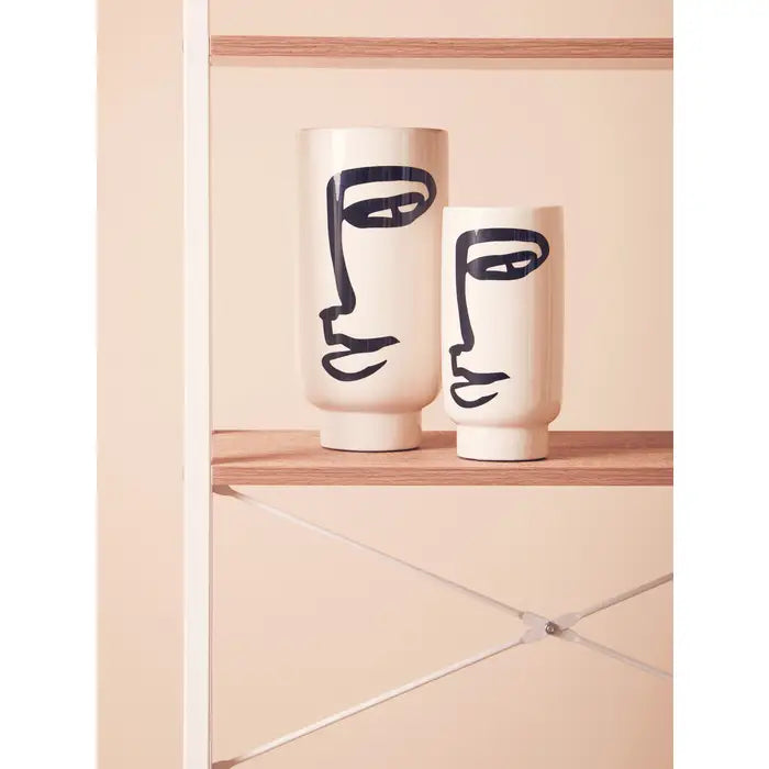 Visca Black And White Small Vase