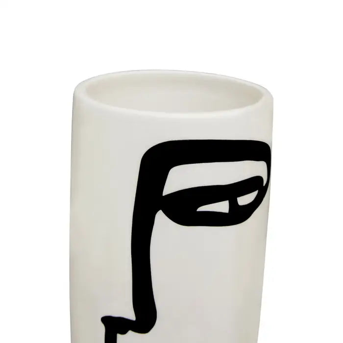 Visca Black And White Small Vase