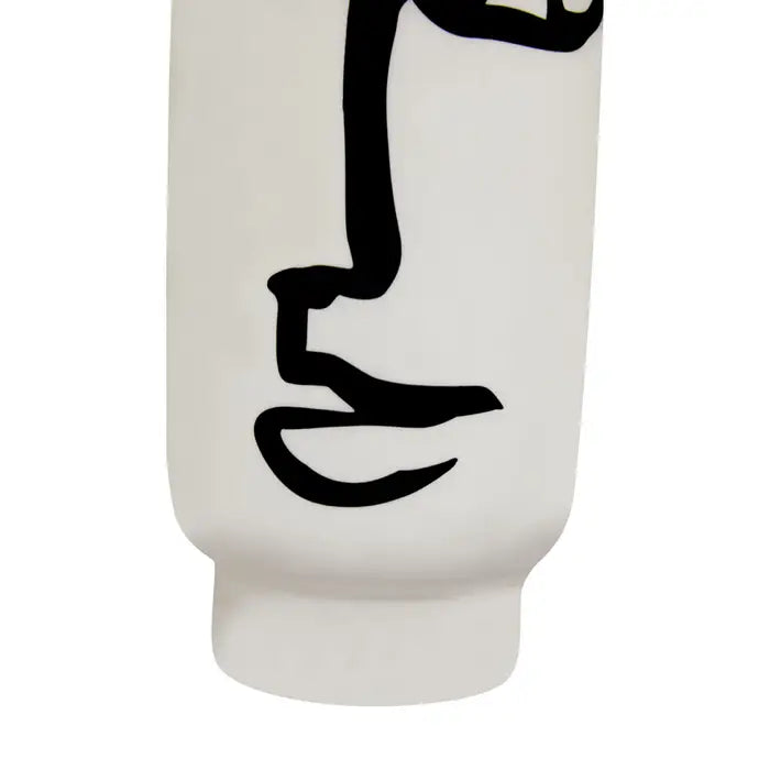 Visca Black And White Small Vase