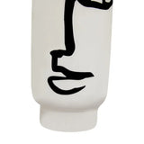 Viso Black And White Small Vase