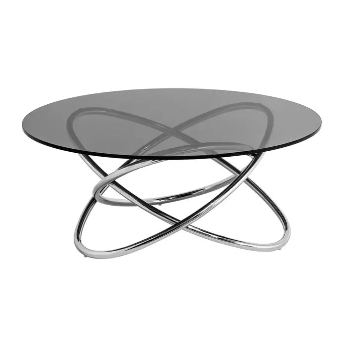 Castro Smoke Glass Top Coffee Table