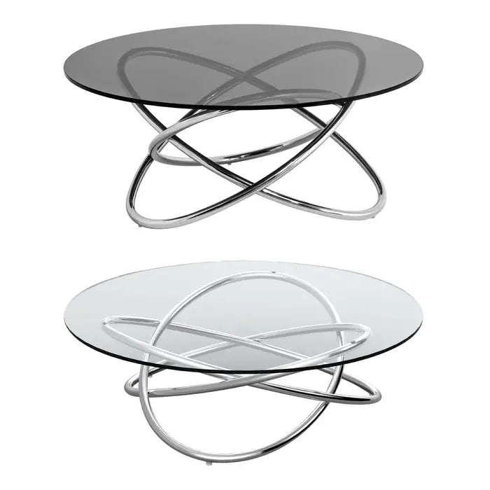 Castro Smoke Glass Top Coffee Table