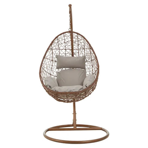 Goa Brown Rattan Hanging Chair