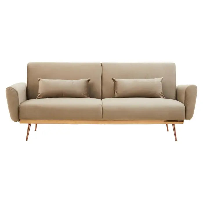 Halkirik Mink Velvet Sofa Bed