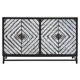 Lombok Four Door internal shelf storage Sideboard
