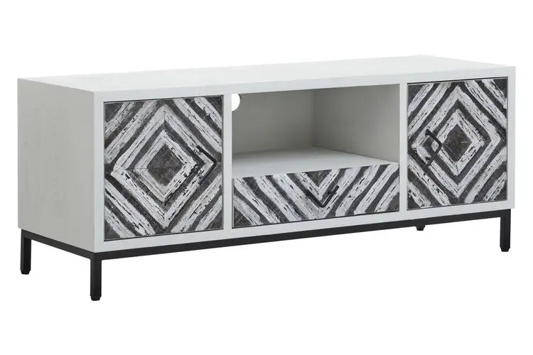 Lokomba White Frame Media Unit