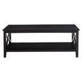 Hadley Black Wood Coffee Table