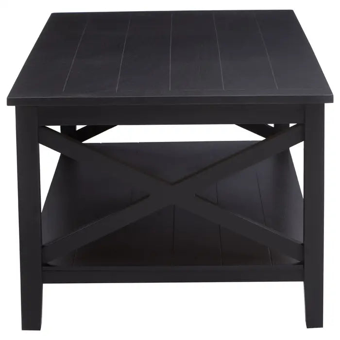 Hadley Black Wood Coffee Table