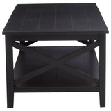 Heritage Black Wood Coffee Table