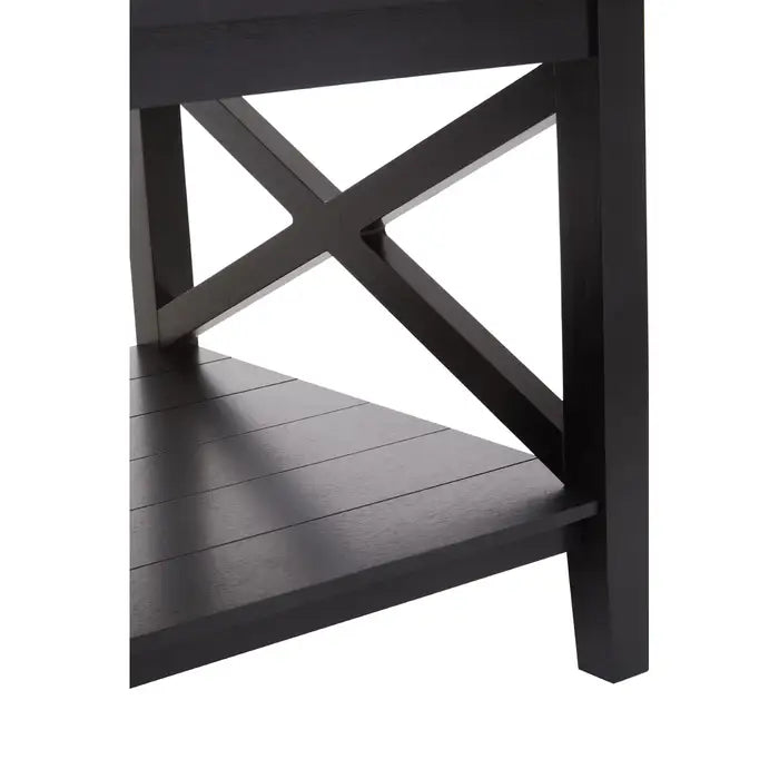 Hadley Black Wood Coffee Table