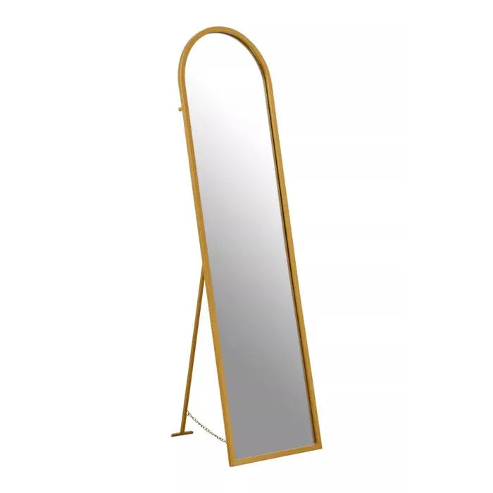 Avisa Gold Finish Floor Mirror
